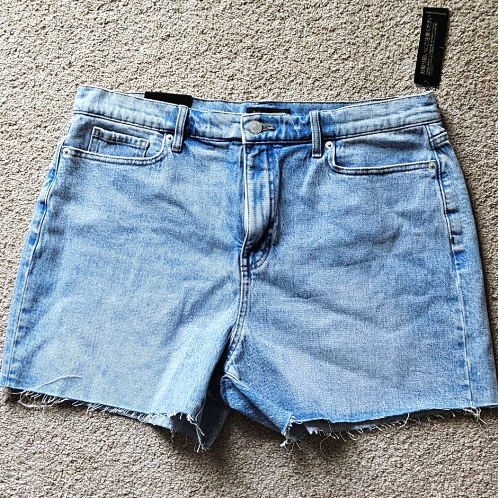 BANANA REPUBLIC Girlfriend Denim Jean Shorts SIZE 14 NWT